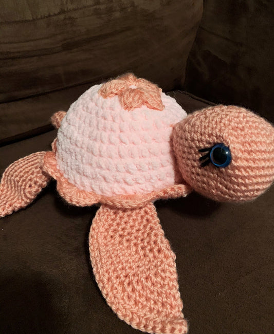 Bubbles;   Cute little Crochet Turtle